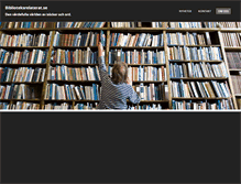 Tablet Screenshot of biblioteksrelaterat.se